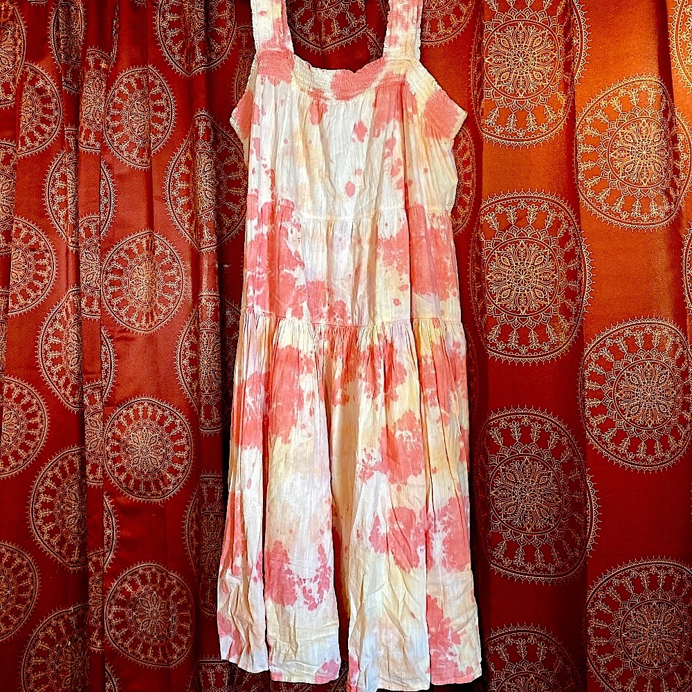 Pink TieDye Dress